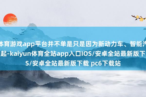 体育游戏app平台并不单是只是因为新动力车、智能汽车的大面积崛起-kaiyun体育全站app入口IOS/安卓全站最新版下载 pc6下载站