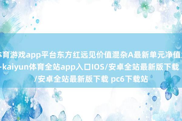 体育游戏app平台东方红远见价值混杂A最新单元净值为0.9188元-kaiyun体育全站app入口IOS/安卓全站最新版下载 pc6下载站