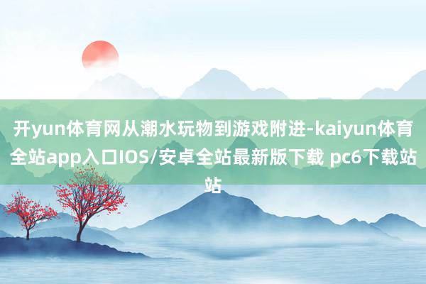 开yun体育网从潮水玩物到游戏附进-kaiyun体育全站app入口IOS/安卓全站最新版下载 pc6下载站