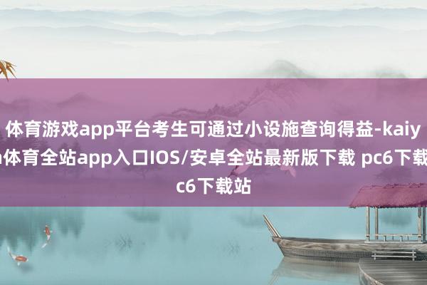 体育游戏app平台考生可通过小设施查询得益-kaiyun体育全站app入口IOS/安卓全站最新版下载 pc6下载站
