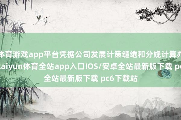 体育游戏app平台凭据公司发展计策缱绻和分娩计算办法需要-kaiyun体育全站app入口IOS/安卓全站最新版下载 pc6下载站
