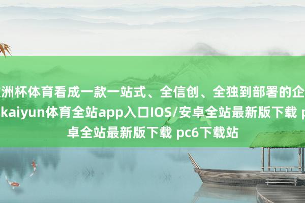 欧洲杯体育看成一款一站式、全信创、全独到部署的企业和解平台-kaiyun体育全站app入口IOS/安卓全站最新版下载 pc6下载站
